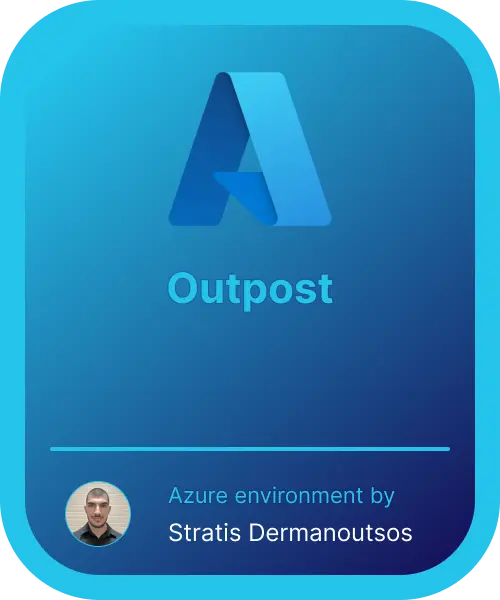 Outpost — an Azure environment by Stratis Dermanoutsos